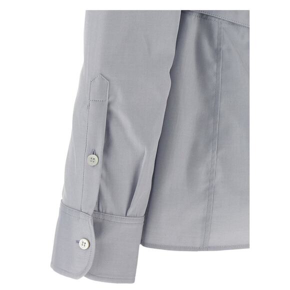 Jacquemus La Chemise de Costume Open Back Shirt in Light Grey FR 40 US 8 - Picture 4 of 8